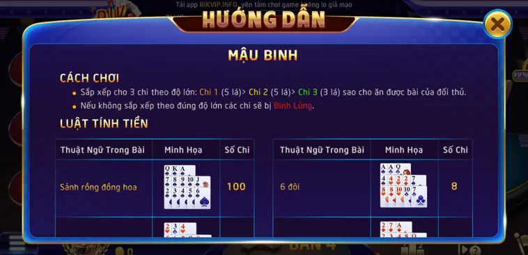 Tham Gia Mậu Binh Tại RikVip Đón Lộc Vàng Với Giải Thưởng Khủng