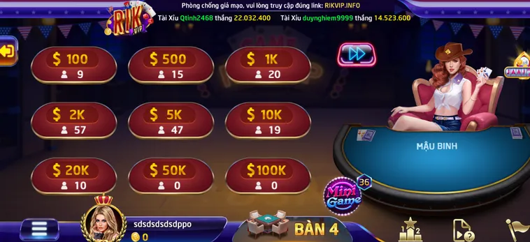 Tham Gia Mậu Binh Tại RikVip Đón Lộc Vàng Với Giải Thưởng Khủng