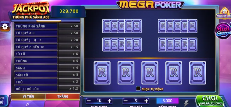 Mega Poker Tại RikVip Siêu Phẩm Bài Cào Với Giải Thưởng Cực Khủng