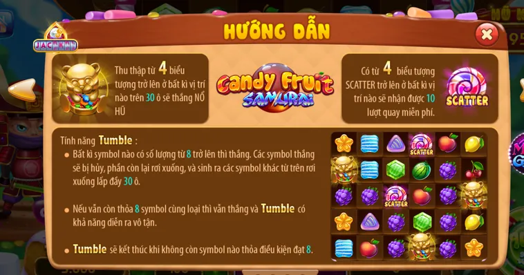 Nổ Hũ Candy Fruit Samurai Tại RikVip Đỉnh Cao Game Quay Hũ Độc Đáo