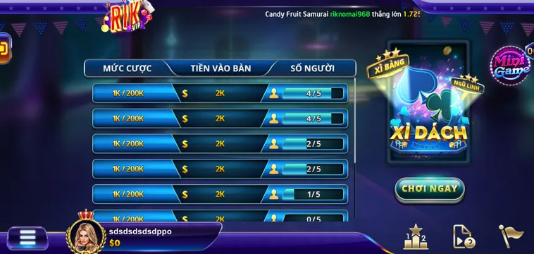 Trải Nghiệm Đỉnh Cao Cùng Siêu Phẩm Xì Dách Tại RikVip Ngay Hôm Nay